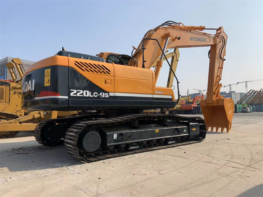 بیل مکانیکی هیوندای کارکرده 220lc-9s ساخت کره بیل مکانیکی خزنده 22 تنی