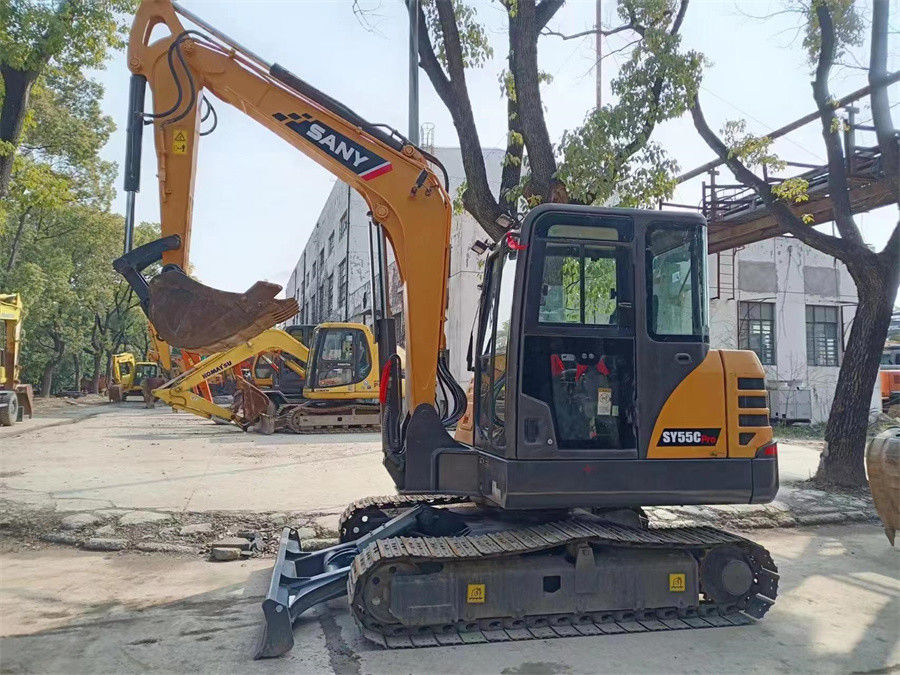 بیل مکانیکی SY55C دست دوم Sany بیل مکانیکی SANY SY75C میدی بیل مکانیکی حفار