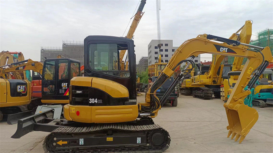 مینی 4 تن کارکرده کاترپیلار بیل مکانیکی هیدرولیک خزنده بیل مکانیکی 304C CR کاترپیلار