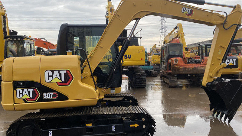 7 تن بیل مکانیکی کاترپیلار CAT 307D مینی حفار کوچک ظرفیت سطل 0.33 متر مکعب