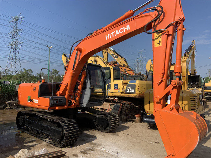 بیل مکانیکی هیتاچی دست دوم EX100 5 میدی هیدرولیک دست دوم 10 تن