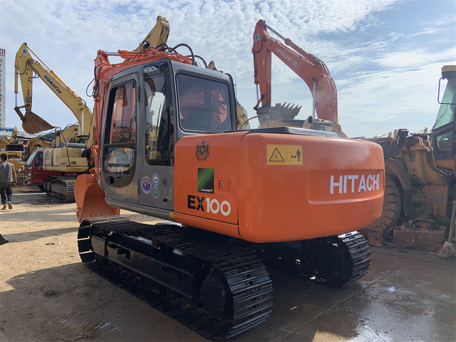 بیل مکانیکی هیتاچی دست دوم EX100 5 میدی هیدرولیک دست دوم 10 تن