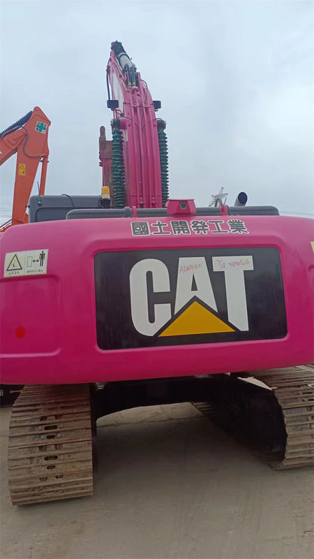 خزنده کارکرده بیل مکانیکی CAT 320D ماشین آلات متحرک زمین صورتی کاترپیلار 320 320C 320D