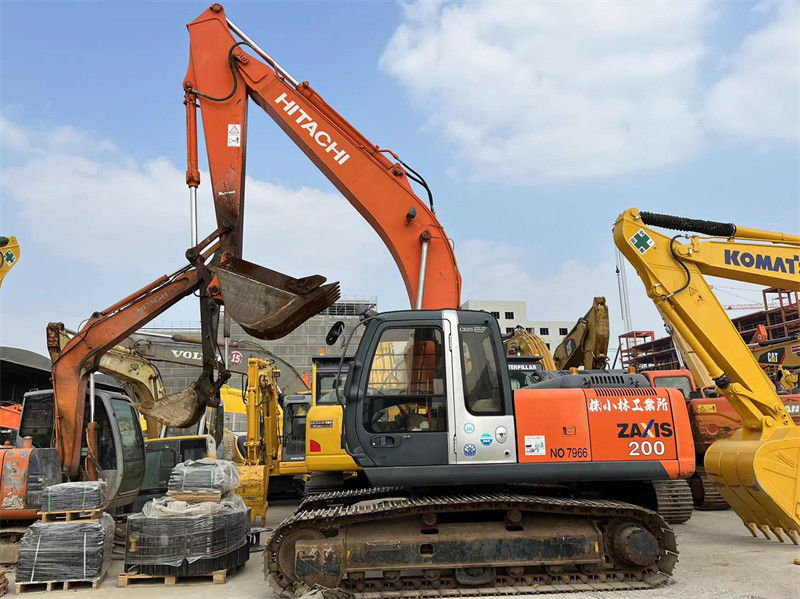 رنگ اصلی هیتاچی ZX200 Zaxis200 کارکرده بیل مکانیکی خزنده انژکتوری 20 تن