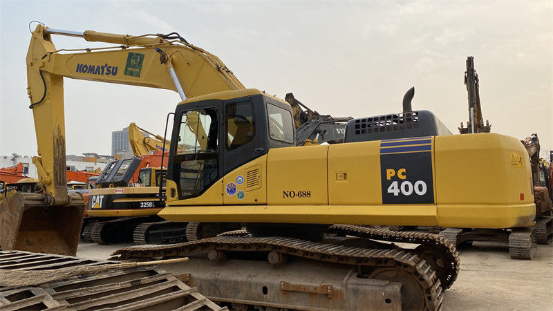 کاماتسو PC400 7 Excavator 40 تن استفاده شده Komatsu Excavators رنگ اصلی
