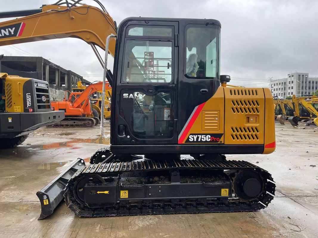 2022 استفاده شده Sany SY75C حفاری Sany Crawler 7.5 تن مینی حفاری