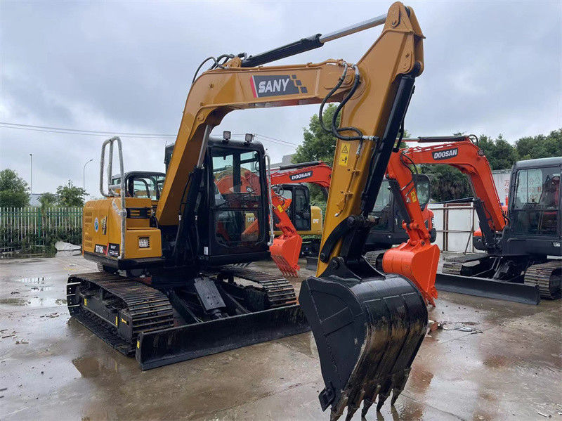 Sany SY75C Pro مینی Excavator استفاده شده دست دوم 7.5 تن Sany مینی Digger