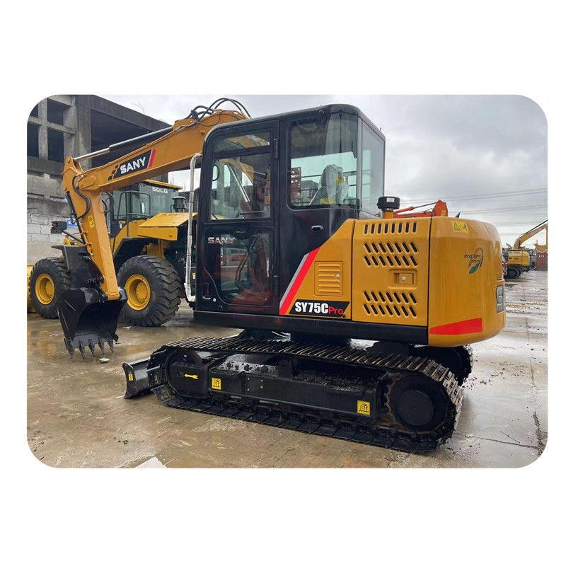 Sany SY75C Pro مینی Excavator استفاده شده دست دوم 7.5 تن Sany مینی Digger