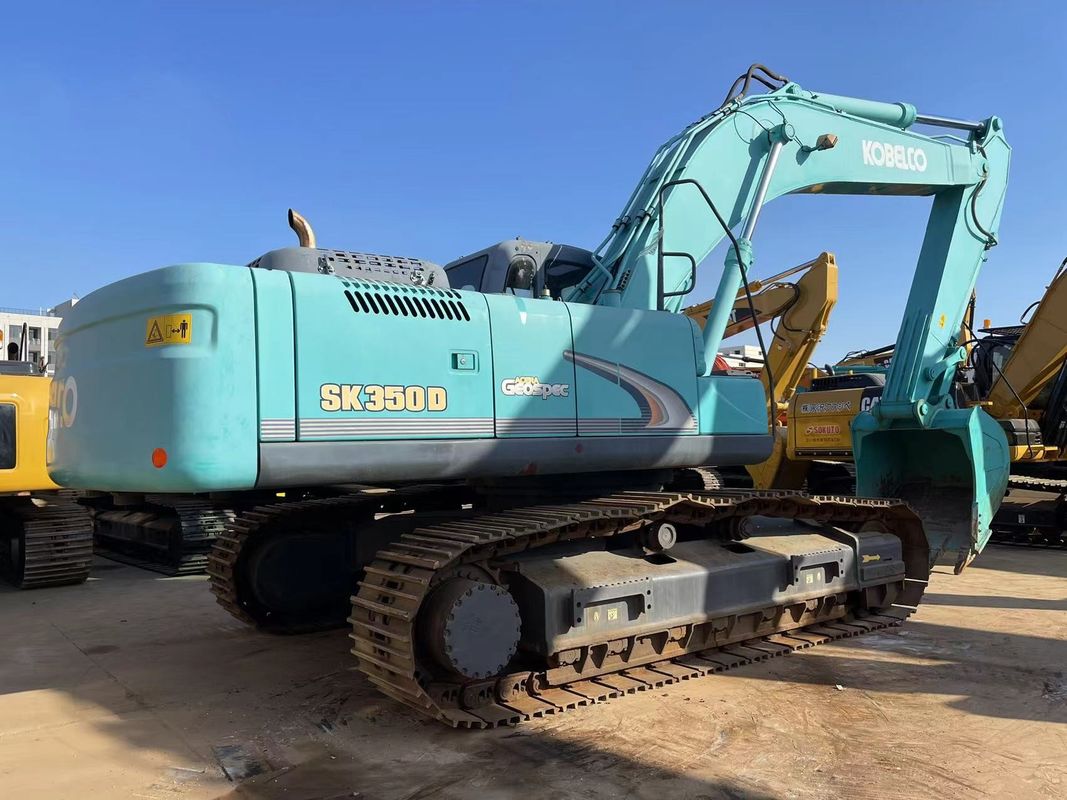 35 تن استفاده شده کوبلکو بزرگ Excavator SK350LC-8 پاک استفاده شده Excavators در ذخیره