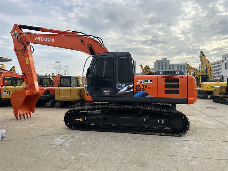 استفاده شده Hitachi ZX200LC حفاری ژاپن منشأ استفاده شده Hitachi Zx200 20 تن حفاری