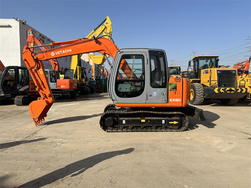 Ex60-5 استفاده شده Hitachi Excavator مینی استفاده شده Excavator 6 تن Hitachi 60