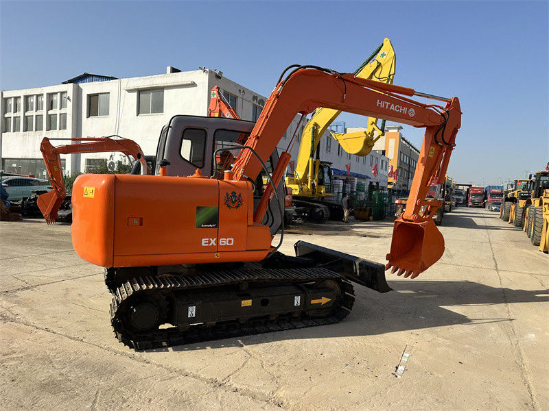 Ex60-5 استفاده شده Hitachi Excavator مینی استفاده شده Excavator 6 تن Hitachi 60