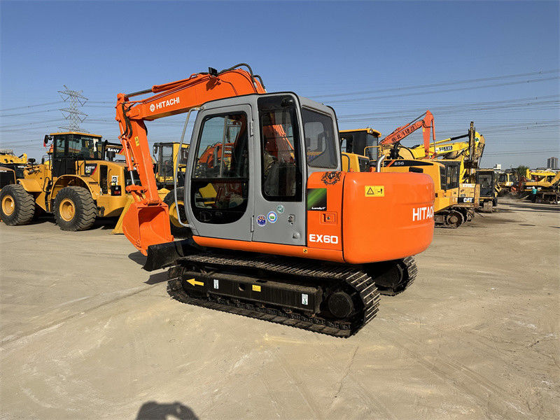 Ex60-5 استفاده شده Hitachi Excavator مینی استفاده شده Excavator 6 تن Hitachi 60
