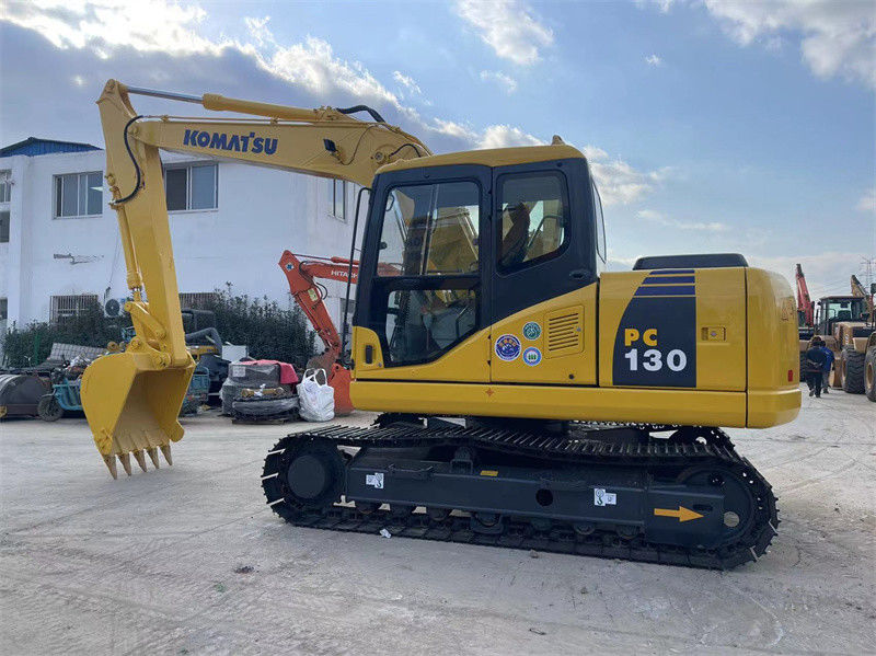 منشأ ژاپن استفاده شده Komatsu Excavator دست دوم Komatsu PC130 Crawler Excavator