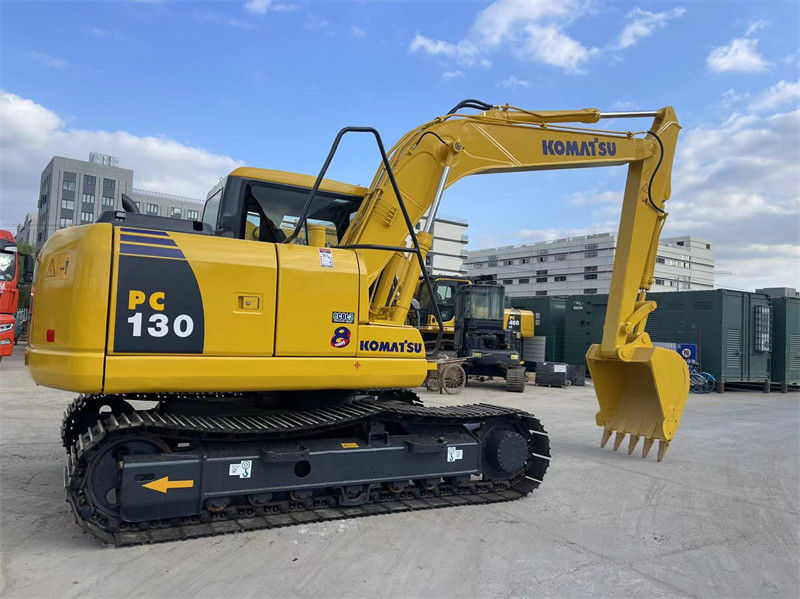 منشأ ژاپن استفاده شده Komatsu Excavator دست دوم Komatsu PC130 Crawler Excavator