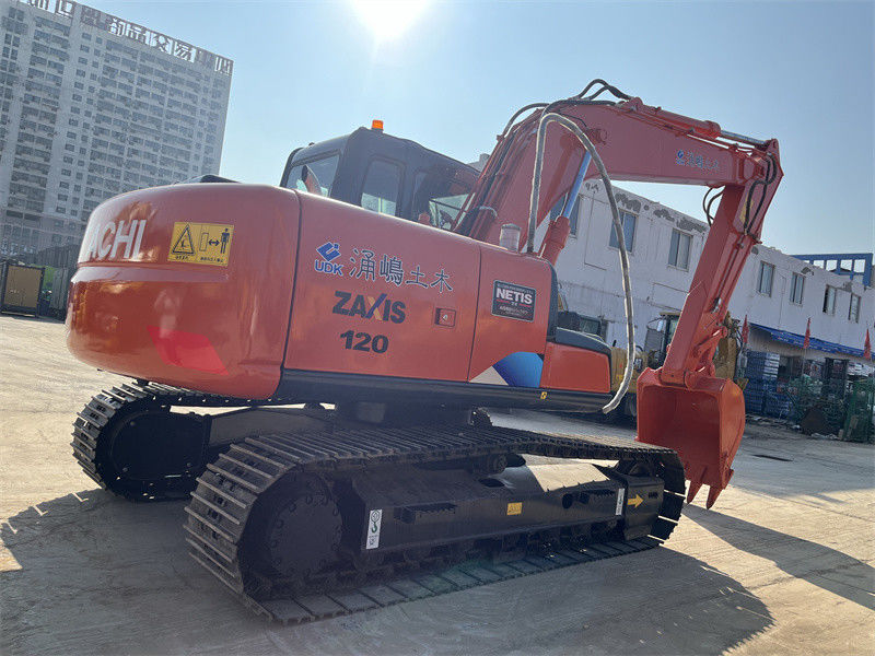 12 تن استفاده شده Hitachi ZX120 حفاری ژاپن منشأ استفاده شده Hitachi Zx120 حفاری معدن