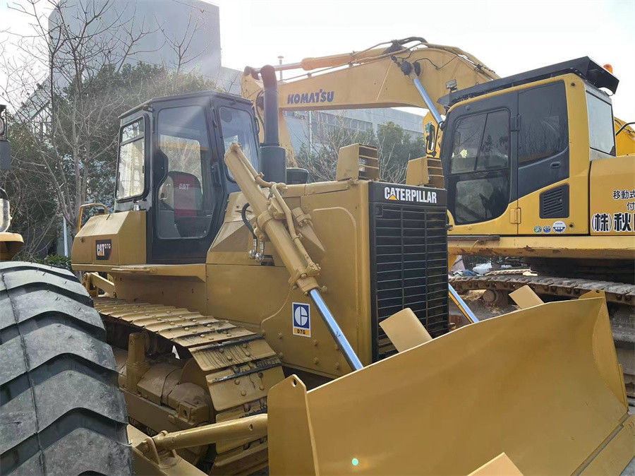 استفاده شده CAT Caterpillar D7G Crawler تراکتور بلدوزر حالت خوب با تیغه و ریپر