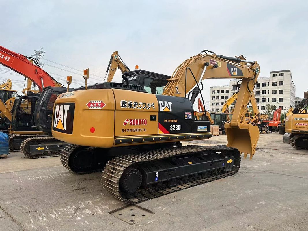 استفاده شده Caterpillar 323DL کاوشگر هیدرولیک کشنده وزن 23 تن موتور CAT C6.6