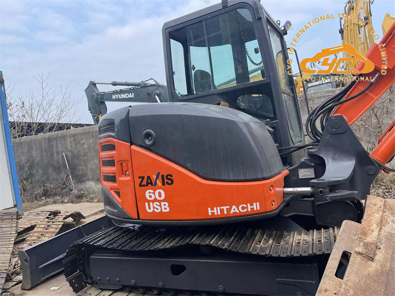 استفاده شده مینی حفاری هیتاچی ZX60USB استفاده شده 6 تن Hitachi ZX60 Crawler Excavator