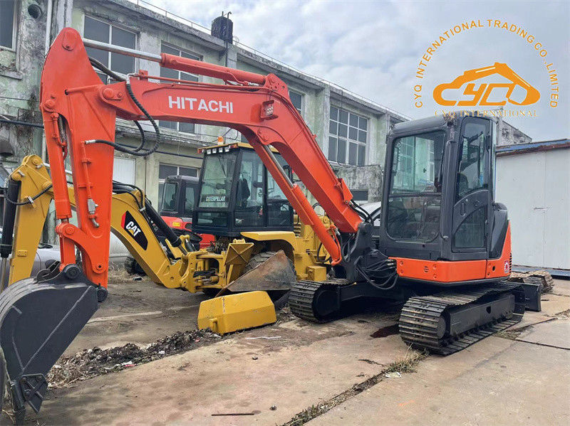 استفاده شده مینی حفاری هیتاچی ZX60USB استفاده شده 6 تن Hitachi ZX60 Crawler Excavator