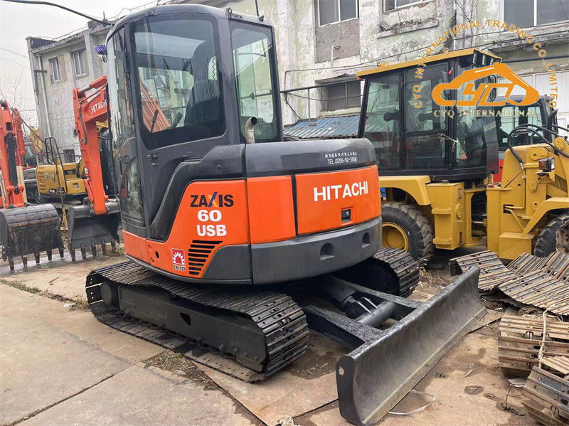 استفاده شده مینی حفاری هیتاچی ZX60USB استفاده شده 6 تن Hitachi ZX60 Crawler Excavator