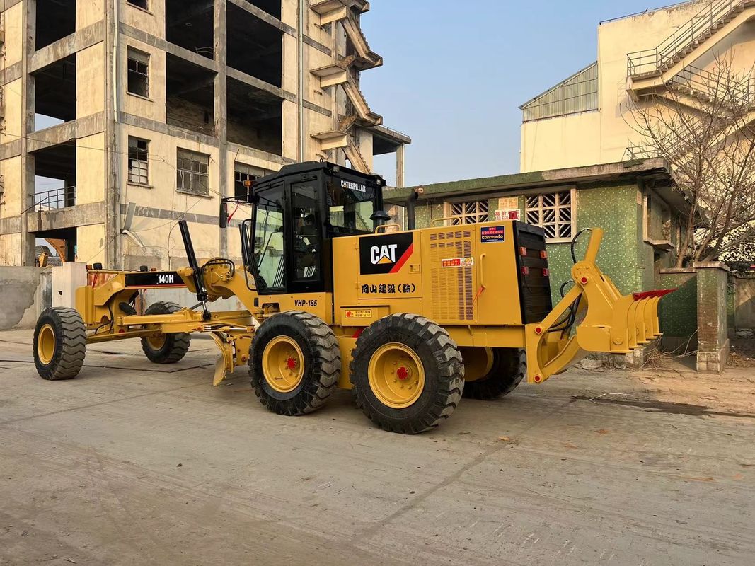140H استفاده شده Caterpillar Motor Grader در حالت خوب دست دوم Cat 140 Motor Grader