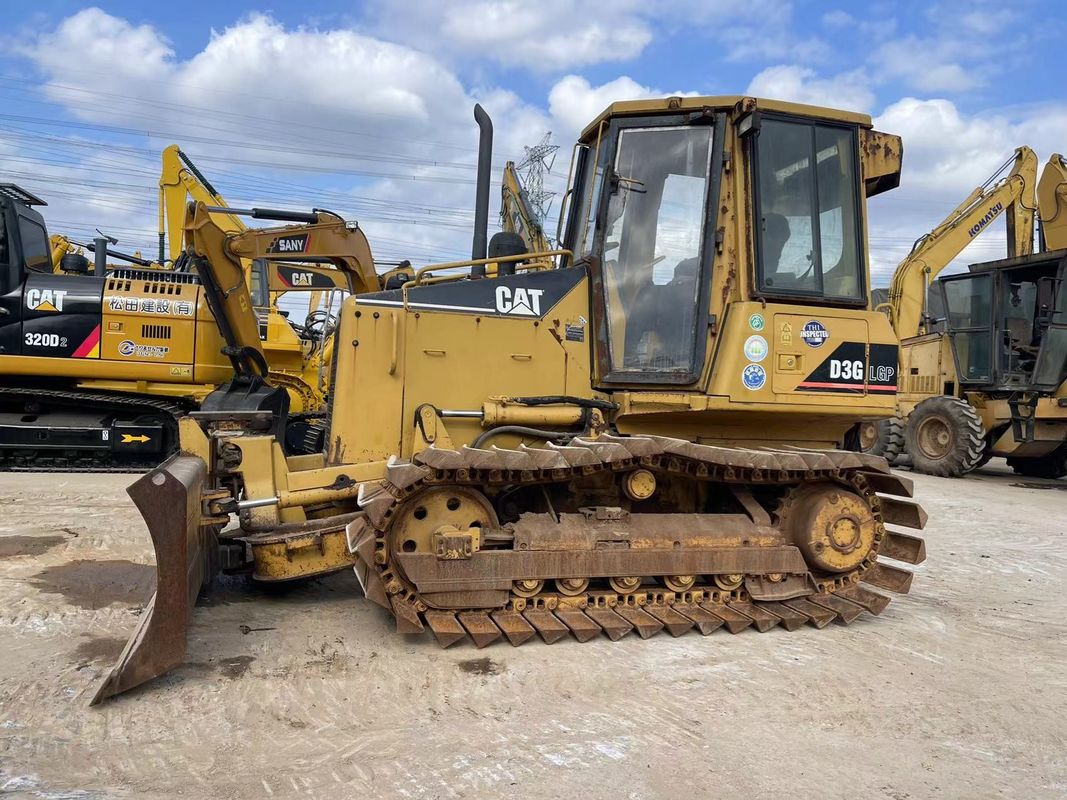 رنگ اصلی استفاده شده Caterpillar Dozer دست دوم Cat D3G Bulldozer