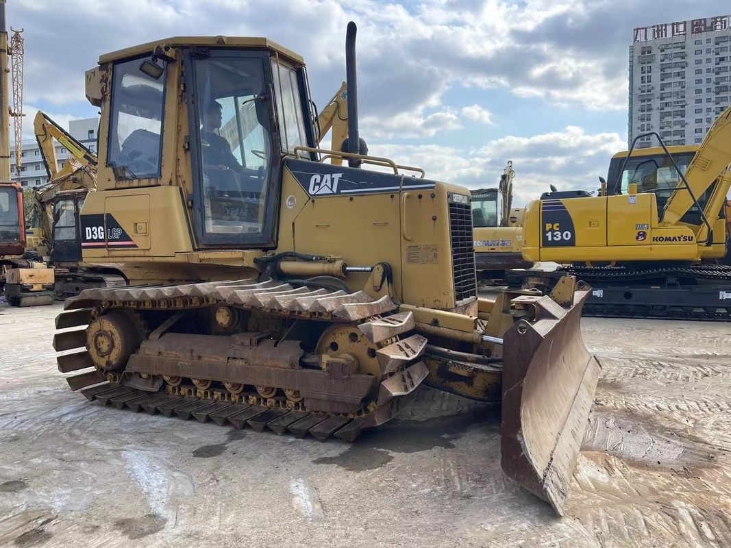 رنگ اصلی استفاده شده Caterpillar Dozer دست دوم Cat D3G Bulldozer