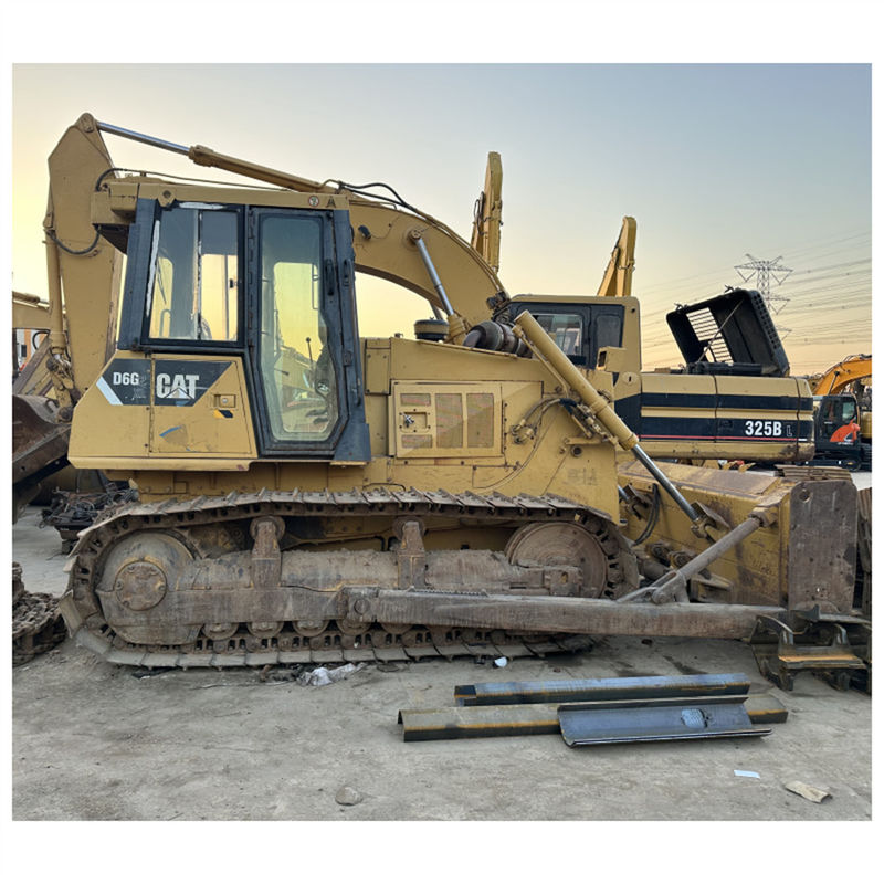 CAT D6G 2XL کرولر بولدوزر Caterpillar تراکتور قدرتمند برای ساخت و ساز و حرکت زمین