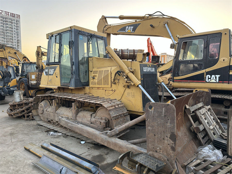 CAT D6G 2XL کرولر بولدوزر Caterpillar تراکتور قدرتمند برای ساخت و ساز و حرکت زمین