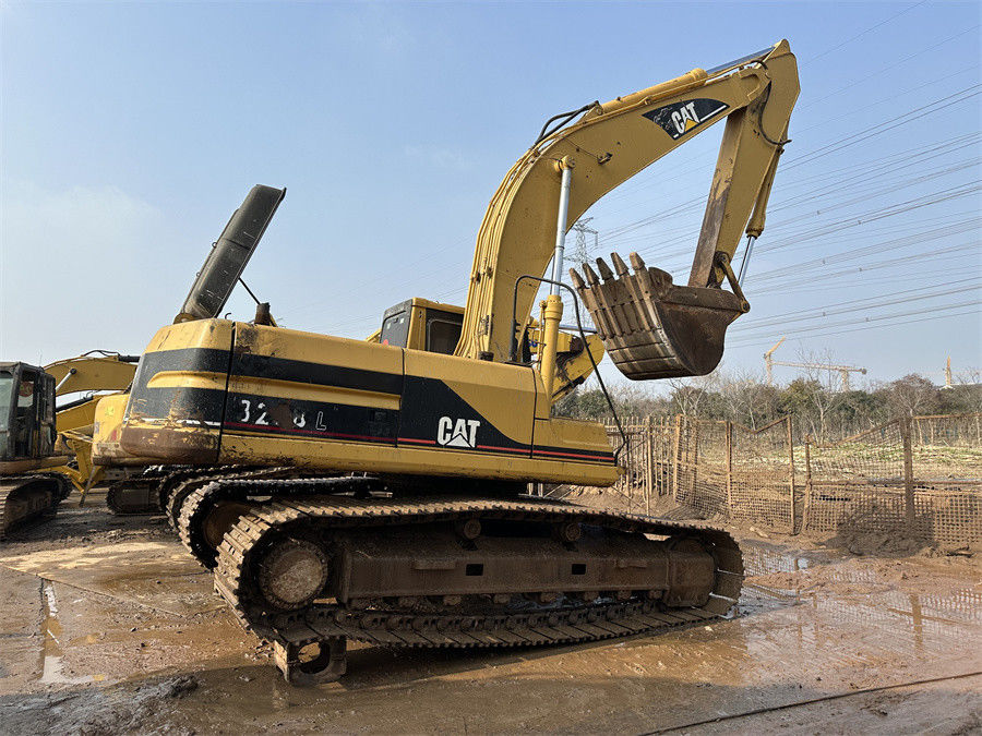 استفاده شده Caterpillar CAT 325BL حفاری حفاری هیدرولیک Crawler Excavator قدرتمند موتور تزریق مستقیم