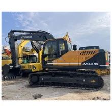 ظرفیت مخزن سوخت 255L استفاده شده Hyundai Excavator با شیر هیدرولیک اصلی و سرعت سوئیچ 10.2rpm