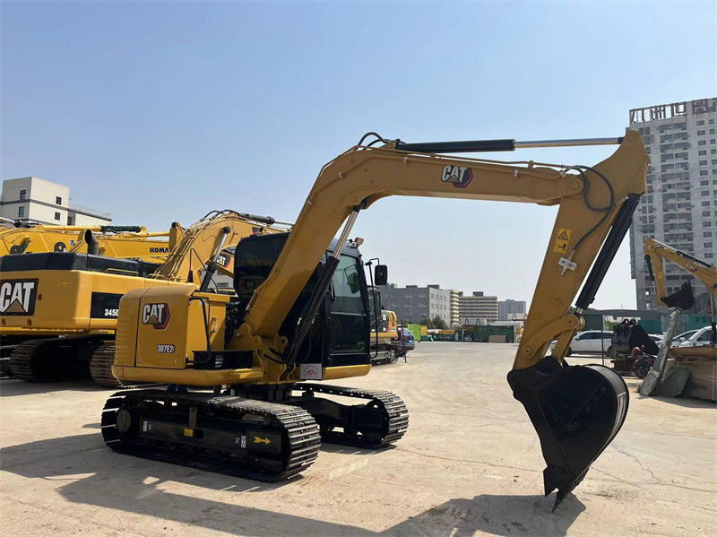 7 تن استفاده شده CAT مینی حفاری 307E2 Caterpillar 305 306 307 حفاری های خزنده