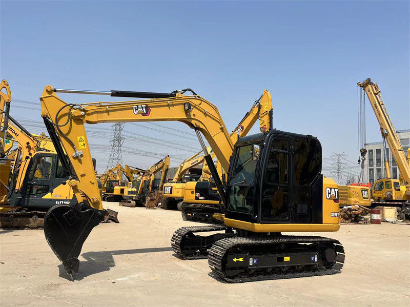 7 تن استفاده شده CAT مینی حفاری 307E2 Caterpillar 305 306 307 حفاری های خزنده