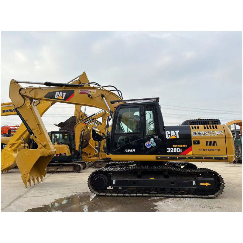500-2000 ساعت استفاده شده Caterpillar 320D2 Excavator بدون نشت روغن
