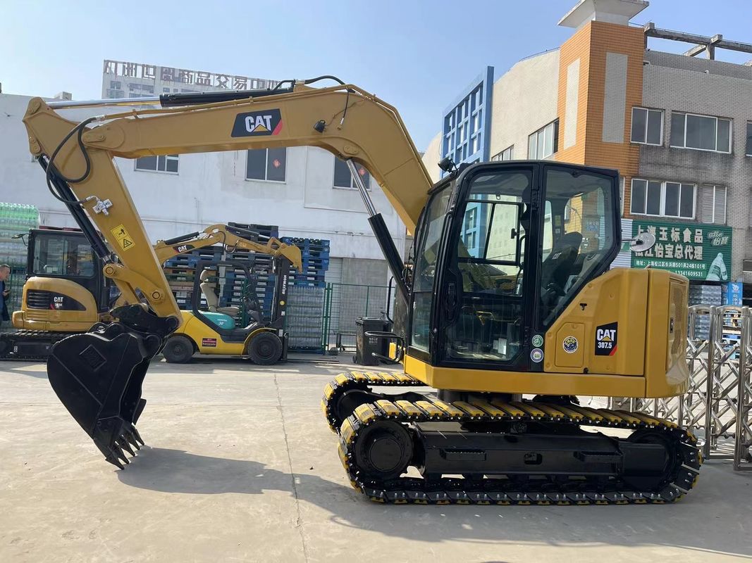 استفاده شده Caterpillar 307.5 Excavator 0.33 M3 ظرفیت سطل برای پروژه های ساختمانی