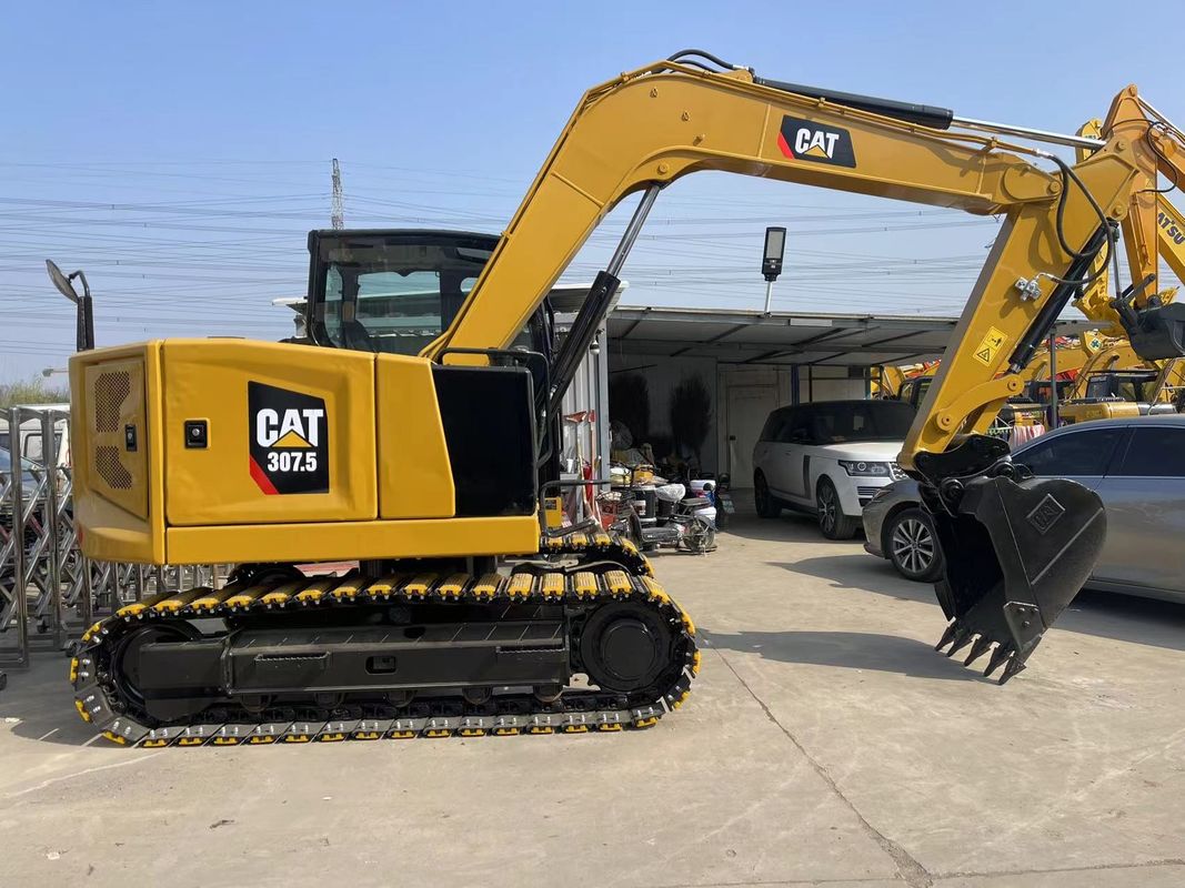 استفاده شده Caterpillar 307.5 Excavator 0.33 M3 ظرفیت سطل برای پروژه های ساختمانی