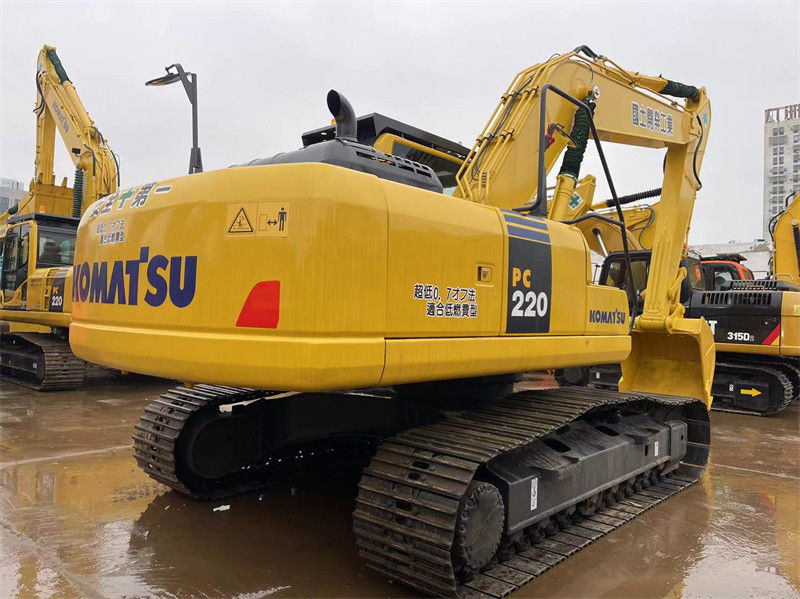 Komatsu PC220-8 استفاده شده ژاپن Excavator عملکرد بالا Excavator هیدرولیک متوسط