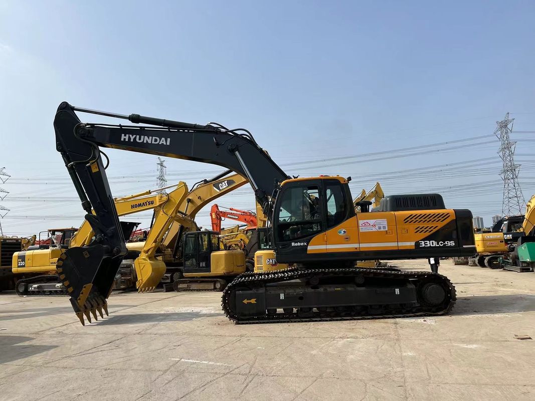 هیوندای 330lc-9s حفاری استفاده شده 33 تن حفاری بزرگ