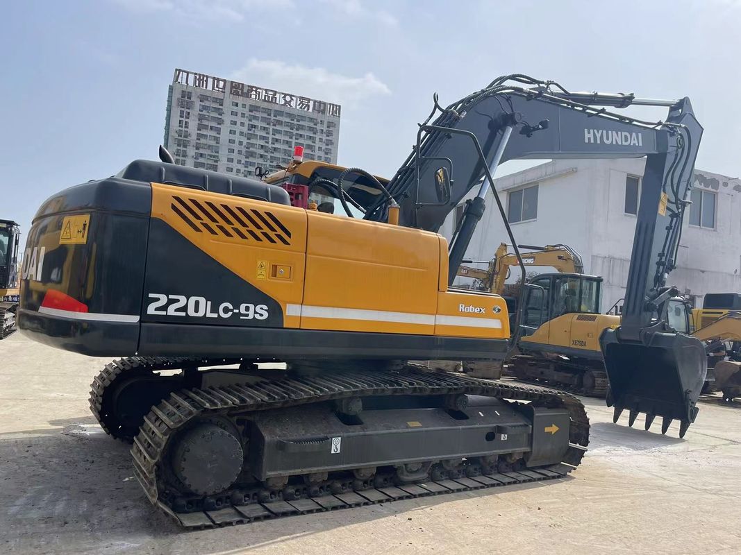 حفاری هیوندای 220LC-9S حفاری بزرگ 22 تن استفاده شده