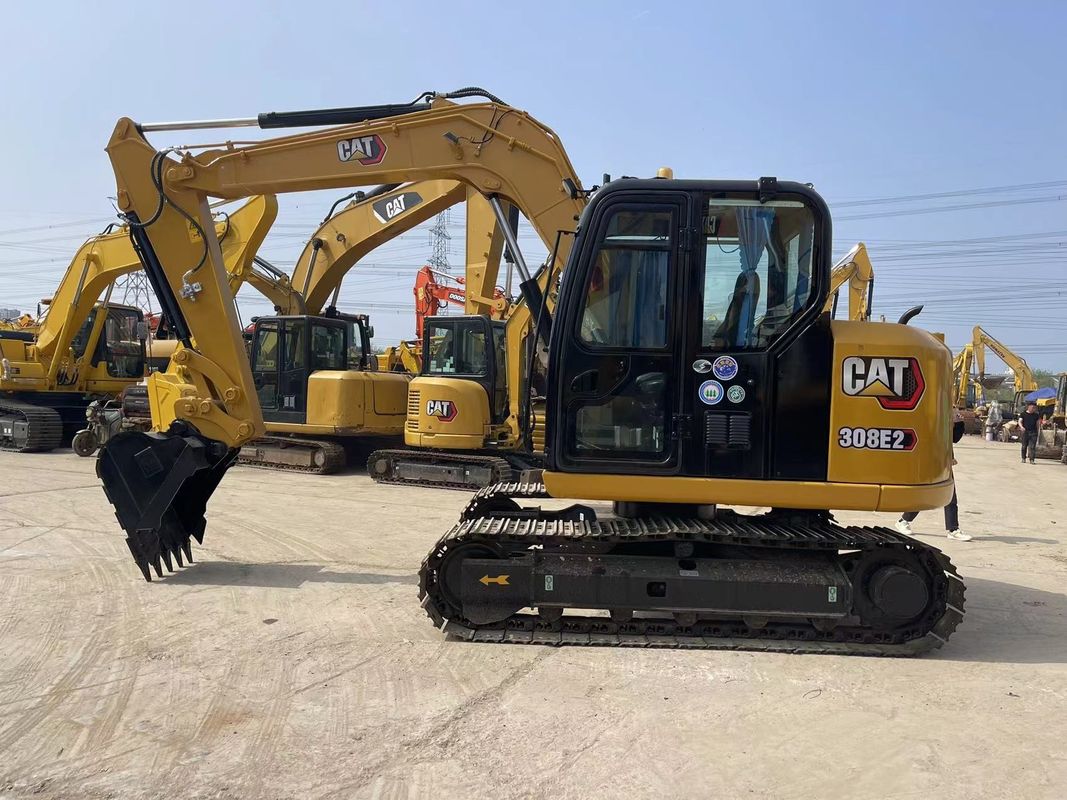 ماشین حفاری گربه کوچک استفاده شده Cat 308E2 Excavator 8 Ton Mini Excavator