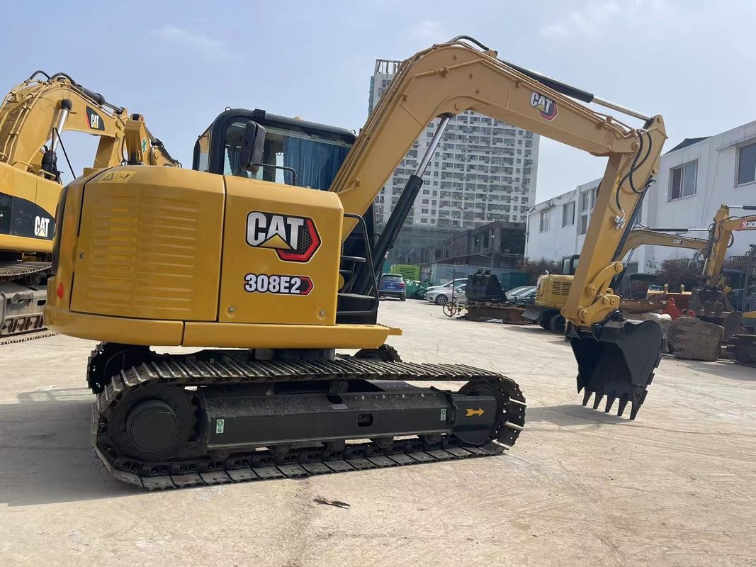 ماشین حفاری گربه کوچک استفاده شده Cat 308E2 Excavator 8 Ton Mini Excavator