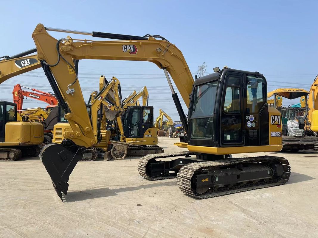 ماشین حفاری گربه کوچک استفاده شده Cat 308E2 Excavator 8 Ton Mini Excavator