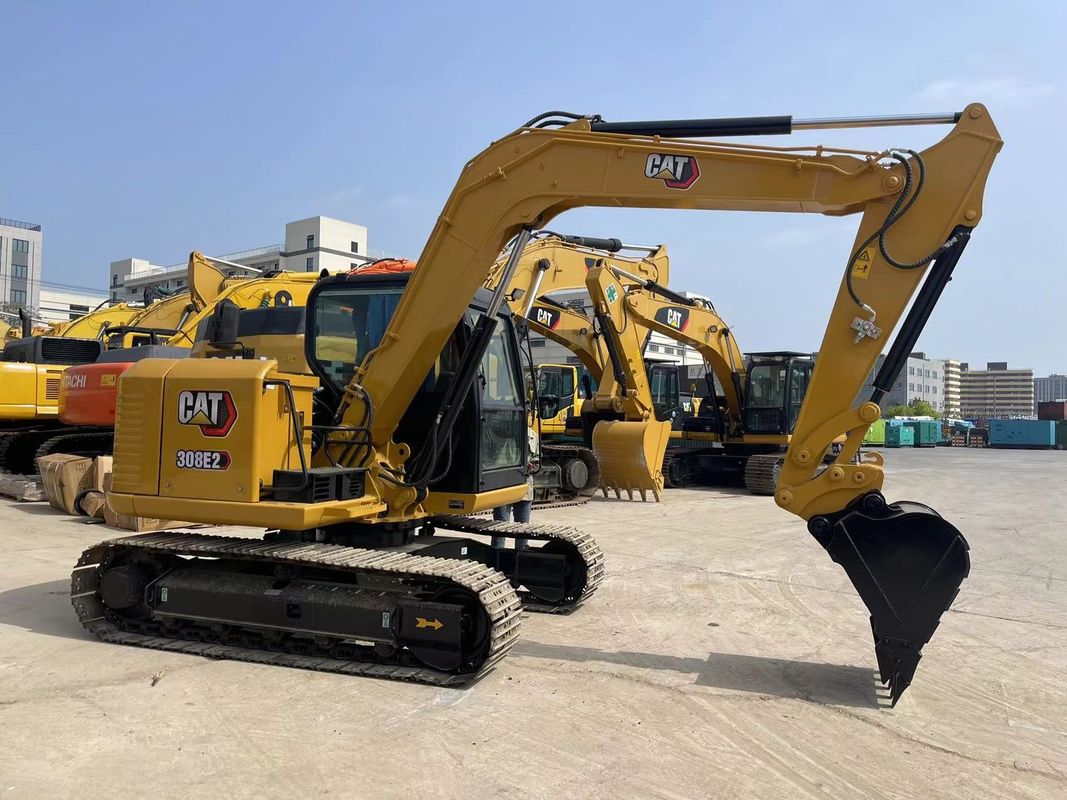 ماشین حفاری گربه کوچک استفاده شده Cat 308E2 Excavator 8 Ton Mini Excavator