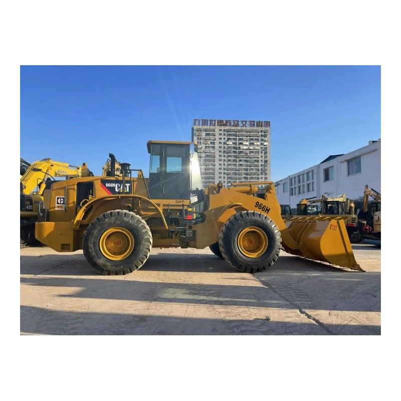 بارگذاری چرخ CAT 966H استفاده شده Caterpillar CAT 966 بارگذاری جلو با موتور دیزل قدرتمند