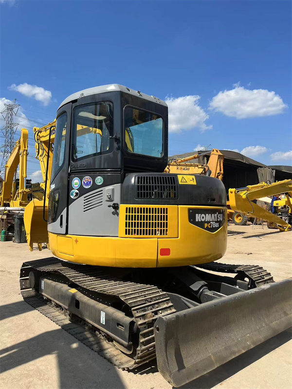 ژاپنی اصلی استفاده شده Komatsu PC78us کاوشگر خزنده PC78US-6 کاوشگر کوچک