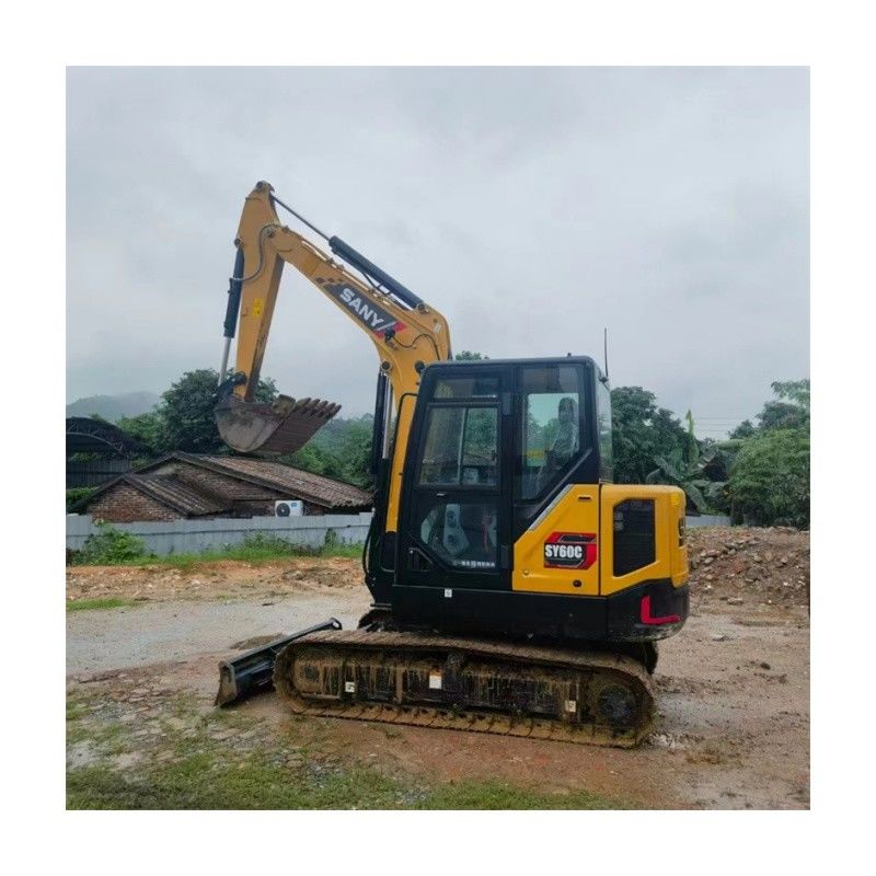 چین Sany SY60C Pro حفاری استفاده شده دست دوم 6 تن Sany sy60 Mini Digger