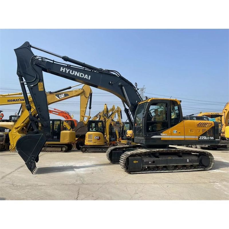 سنگ شکن سنگین هیوندای R220 9S ابعاد کلی 9.55m * 2.99m * 3.08m