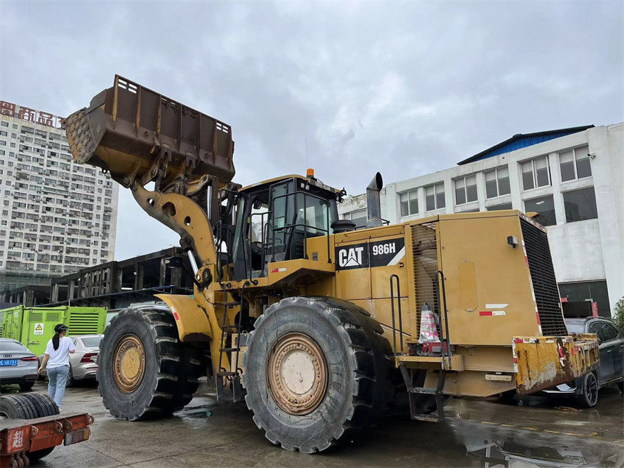 رنگ اصلی CAT 986H بارگذاری چرخ جلو موتور قدرتمند C15