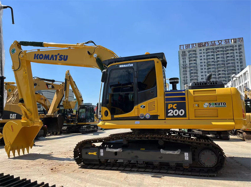 20 تن ارزان ماشین حفاری ژاپنی استفاده شده Komatsu PC200-8 Crawler Excavator PC200 PC220